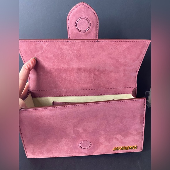 Jacquemus Le Bambinou Grand Burgundy Suede Authentic w/ Tag - Picture 10 of 17